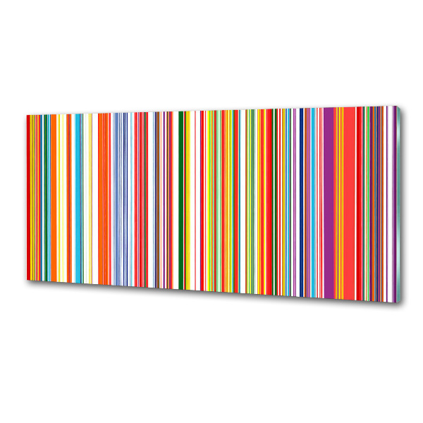 Pannello retrocucina con strisce colorate