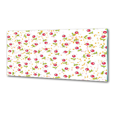 Pannello retrocucina con motivo di ciliegie