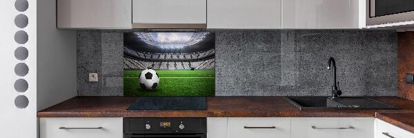 Rivestimento parete cucina con motivo a palla ispirato allo stadio
