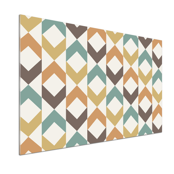 Pannello paraschizzi cucina con motivo in stile retrò