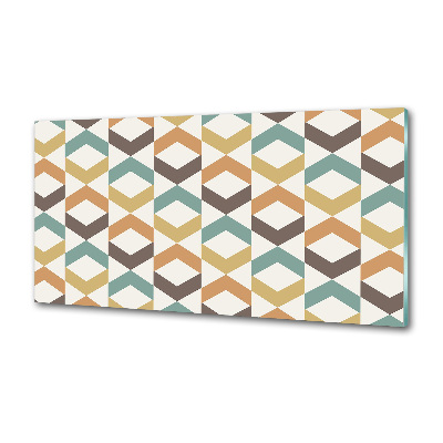 Pannello paraschizzi cucina con motivo in stile retrò