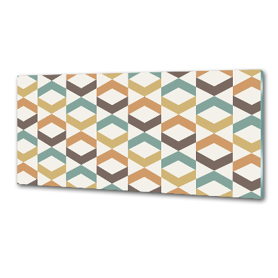 Pannello paraschizzi cucina con motivo in stile retrò