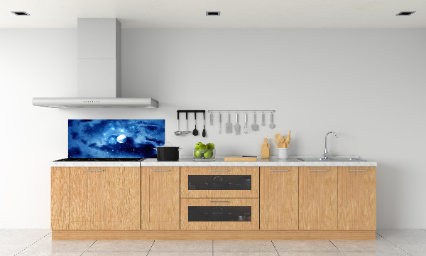 Rivestimento parete cucina con motivo Luna piena