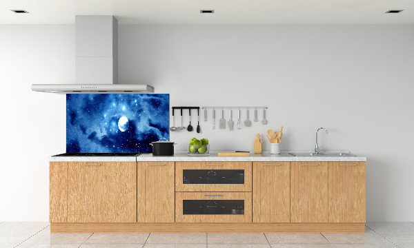 Rivestimento parete cucina con motivo Luna piena