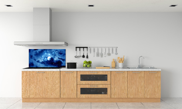 Rivestimento parete cucina con motivo Luna piena