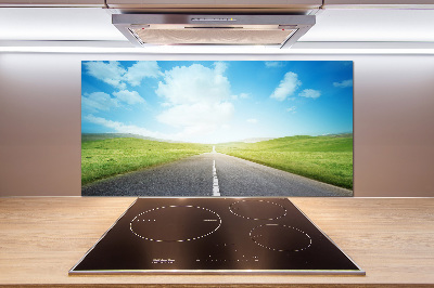 Rivestimento parete cucina con motivo 