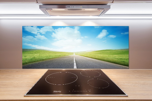 Rivestimento parete cucina con motivo 