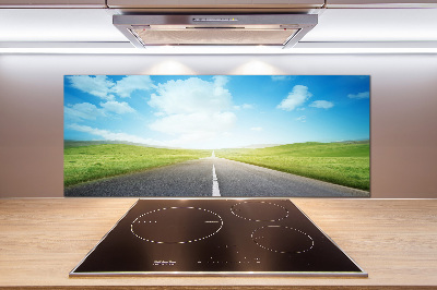 Rivestimento parete cucina con motivo 