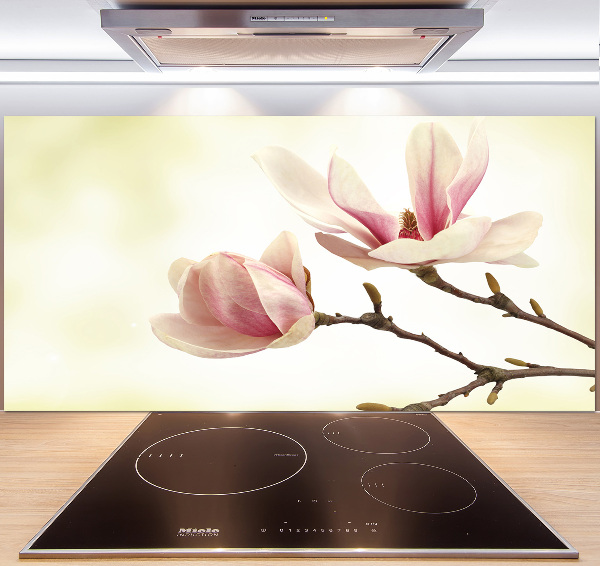 Rivestimento parete cucina in finitura magnolia