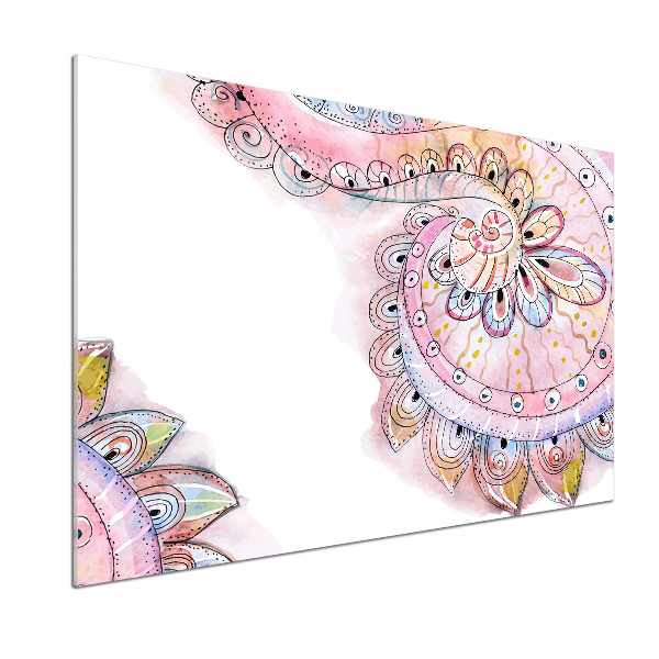 Rivestimento parete cucina con motivo astratto