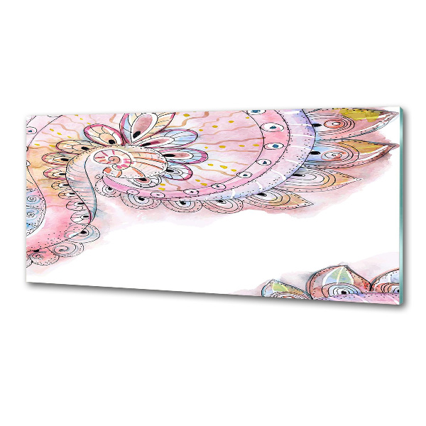 Rivestimento parete cucina con motivo astratto