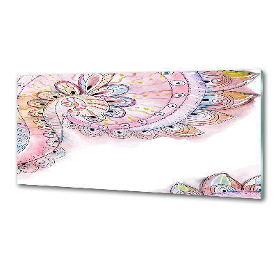 Rivestimento parete cucina con motivo astratto