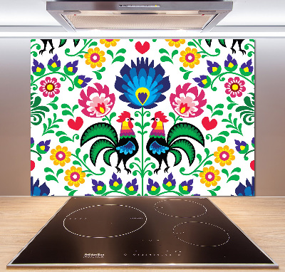 Pannello retrocucina con motivo in stile etnico