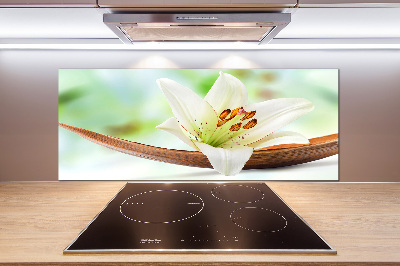 Rivestimento parete cucina con motivo Giglio