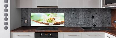 Rivestimento parete cucina con motivo Giglio