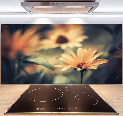 Pannello retrocucina con motivo di fiore primaverile