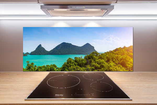 Pannello retrocucina con decoro Panorama Thailand