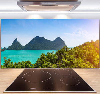 Pannello retrocucina con decoro Panorama Thailand