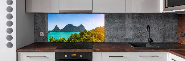 Pannello retrocucina con decoro Panorama Thailand