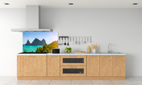 Pannello retrocucina con decoro Panorama Thailand