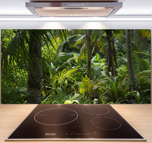 Pannello retrocucina con stampa Foresta tropicale