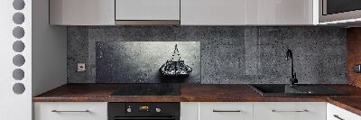 Pannello retrocucina con guantoni da boxe