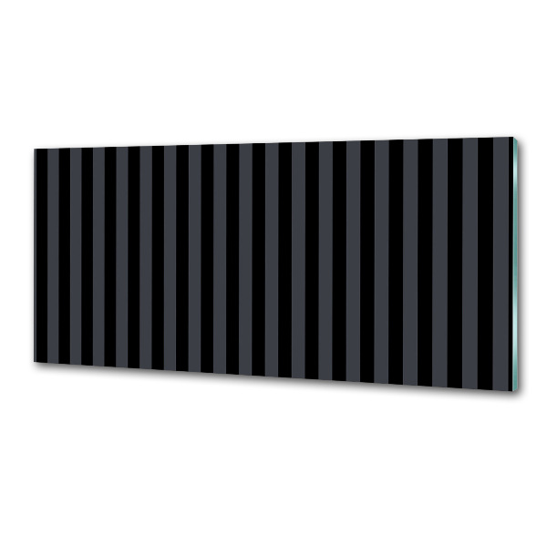 Pannello paraschizzi cucina con strisce nere e grigie