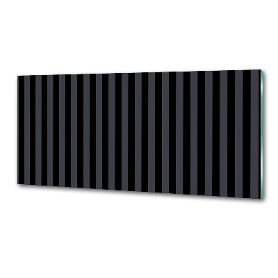 Pannello paraschizzi cucina con strisce nere e grigie