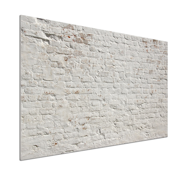 Rivestimento parete cucina con effetto muro di mattoni