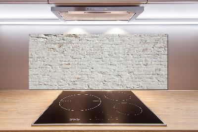 Rivestimento parete cucina con effetto muro di mattoni