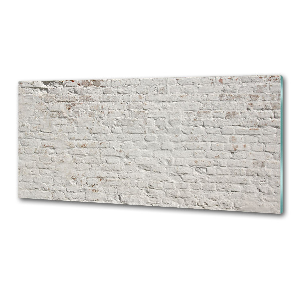 Rivestimento parete cucina con effetto muro di mattoni