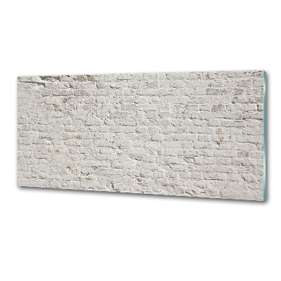 Rivestimento parete cucina con effetto muro di mattoni