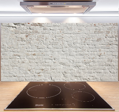 Rivestimento parete cucina con effetto muro di mattoni