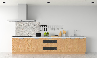 Rivestimento parete cucina con effetto muro di mattoni
