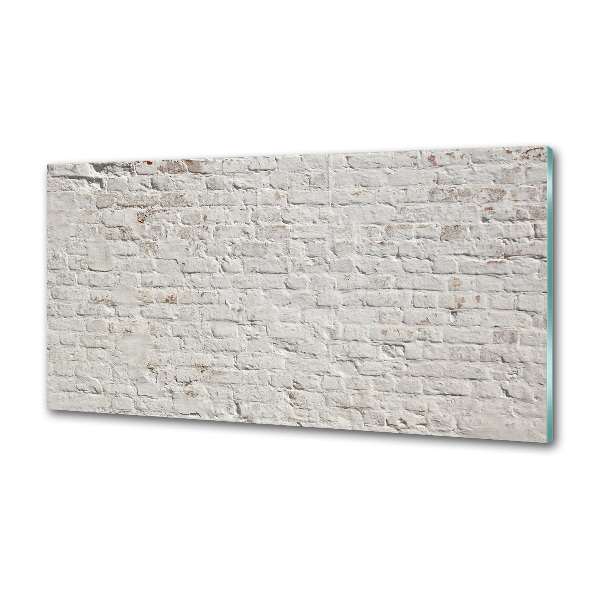 Rivestimento parete cucina con effetto muro di mattoni