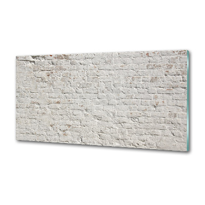 Rivestimento parete cucina con effetto muro di mattoni