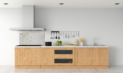 Rivestimento parete cucina con effetto muro di mattoni