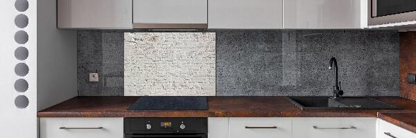 Rivestimento parete cucina con effetto muro di mattoni