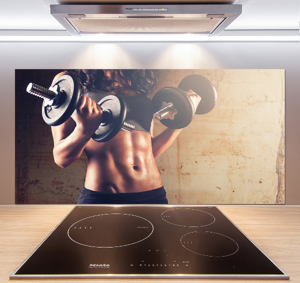 Pannello paraschizzi cucina per uso in edifici sportivi