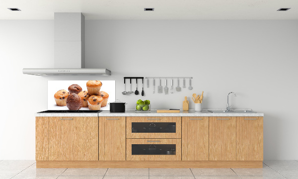 Rivestimento parete cucina con motivo a cupcakes