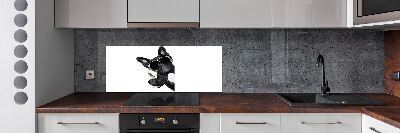 Pannello paraschizzi cucina con motivo Cane Martini