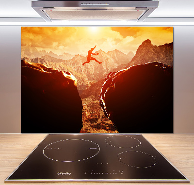 Rivestimento parete cucina con motivo decorativo 