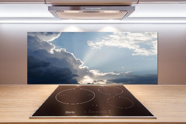 Pannello retrocucina con motivo 'Nuvole nel cielo'