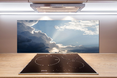 Pannello retrocucina con motivo 'Nuvole nel cielo'