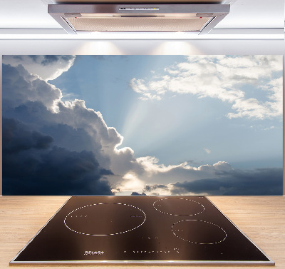 Pannello retrocucina con motivo 'Nuvole nel cielo'