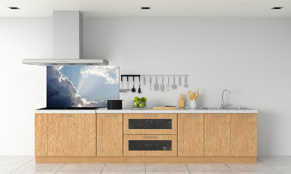 Pannello retrocucina con motivo 'Nuvole nel cielo'
