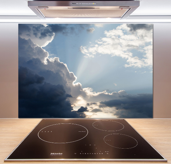 Pannello retrocucina con motivo 'Nuvole nel cielo'
