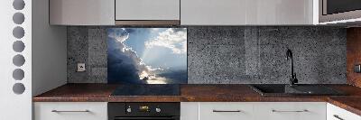 Pannello retrocucina con motivo 'Nuvole nel cielo'