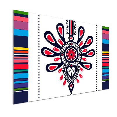 Rivestimento parete cucina nel classico stile popolare polacco