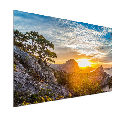 Pannello retrocucina con motivo Tramonto